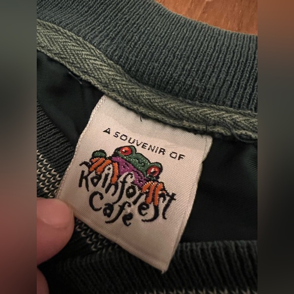 Vintage Rainforest Cafe Golf Windbreaker MADE IN USA - Picture 3 of 7